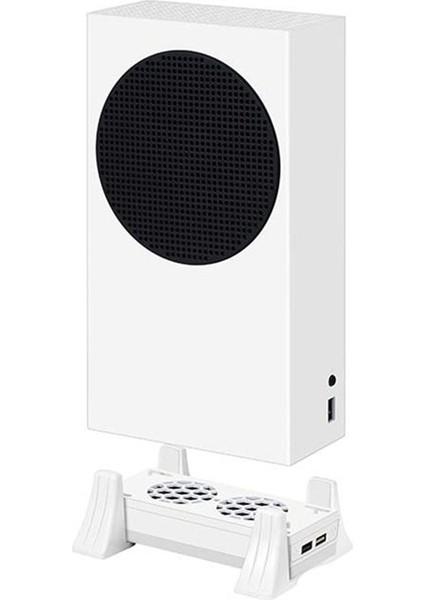 Xbox Serisi S Serisi Konsolu 3 Dişli Ayar Tutucu Için Çift Soğutma Fanları ile Dikey Stand Renk Işığı (Yurt Dışından) fırsatları