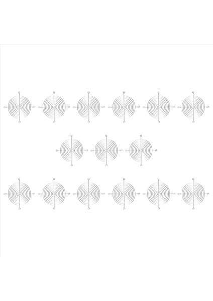 Pc Ventilatörü Için 15PCS 120MM 4 7 Inç Metal Fan Koruyucusu Koruyucu Izgara (Yurt Dışından)