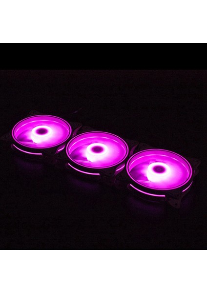 4 Pin 120MM Serin Fan Bilgisayar Fanları 3 Diyafram Alan Interntl Harici Pembe LED Büyük Hava Hacmi Sessiz Fan Pc Soğutma 6 Paket (Yurt Dışından) modelleri