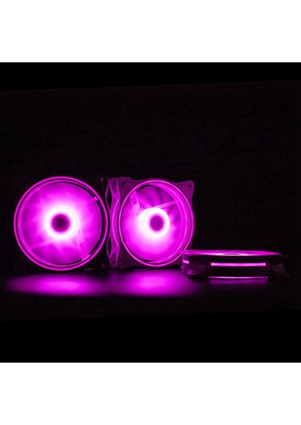 4 Pin 120MM Serin Fan Bilgisayar Fanları 3 Diyafram Alan Interntl Harici Pembe LED Büyük Hava Hacmi Sessiz Fan Pc Soğutma 6 Paket (Yurt Dışından) indirimleri
