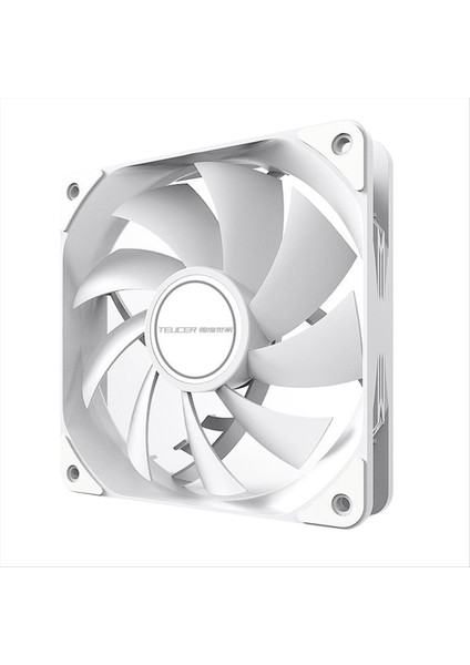 Teucer 12CM Şasi Fan Pwm Kontrolü 1800RPM Sessiz Bilgisayar Kılıfı Cpu Soğutucu Soğutucu 12CM Soğutma Fanı Beyaz (Yurt Dışından)
