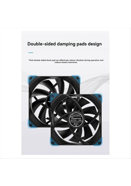 Teucer 12CM Şasi Fan Pwm Kontrolü 1800RPM Sessiz Bilgisayar Kılıfı Cpu Soğutucu Soğutucu 12CM Soğutma Fanı Beyaz (Yurt Dışından) indirimleri