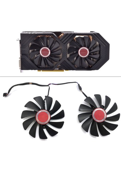 Xfx 4pcs 95MM FDC10U12S9-C CF1010U12S Soğutucu Fanı Xfx Amd Radeon Rx 580 RX580 RX590 Görüntü Kartı Soğutma Fanı (Yurt Dışından) indirimleri