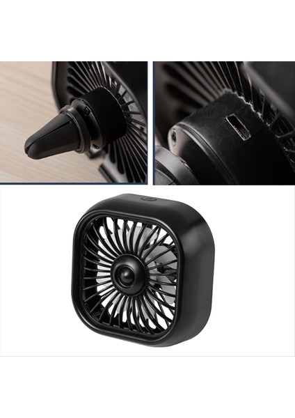 Araba Kliması Hava Outlet Fanı Gradient Araba Air Outlet Mini Fanlar Için Renkli Ortam Işık Fanları (Yurt Dışından) indirimleri