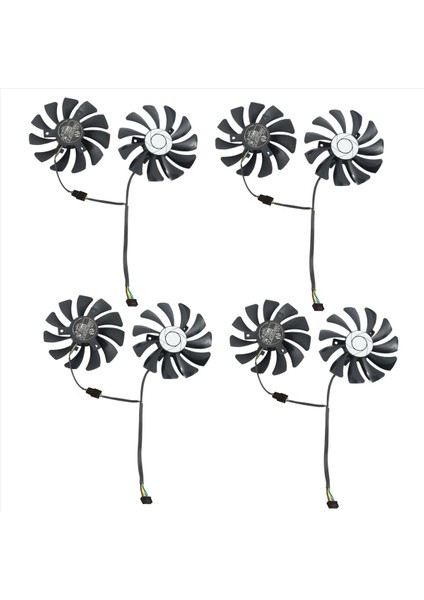 4 Çift Grafik Kartı Fan 85MM HA9010H12F-Z 4pin Msı Gtx 1060 Oc 6g Gtx 960 P106-100 P106 GTX1060 GTX960 (Yurt Dışından)