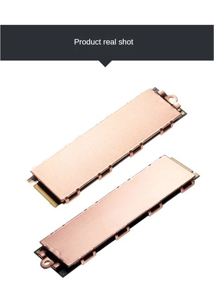 Bakır M 2 SSD Silikon Termal Pad ile Isı Lavabo Radyatörü M 2 SSD Sabit Disk Soğutma M2 SSD 2280 (Yurt Dışından)