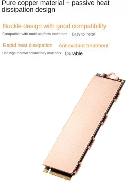 Bakır M 2 SSD Silikon Termal Pad ile Isı Lavabo Radyatörü M 2 SSD Sabit Disk Soğutma M2 SSD 2280 (Yurt Dışından) indirimleri