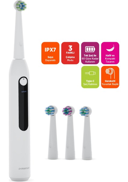 PSC73 Elektrikli Diş Fırçası - 3 Modlu ,hassas Diş Eti Bakımı ve Etkili Plak Temizliği fiyatları