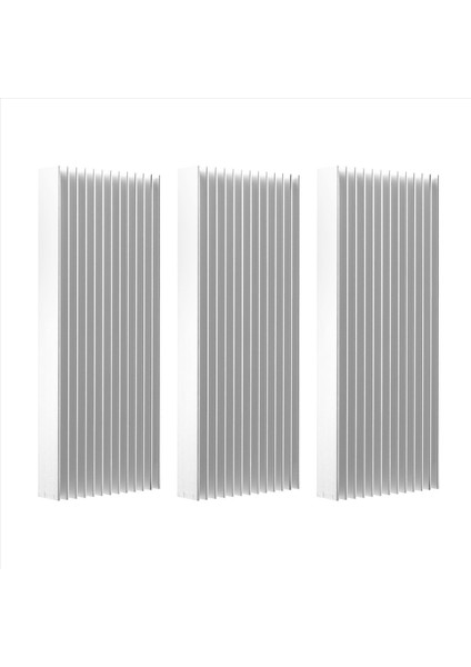 3 Pc Alüminyum Güç Amplifikatörü Ispit Sebep Isı Lavabosu 100X40X11MM (Yurt Dışından) modelleri