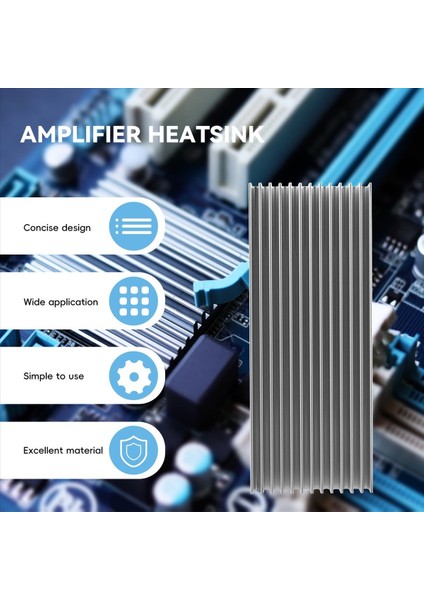 3 Pc Alüminyum Güç Amplifikatörü Ispit Sebep Isı Lavabosu 100X40X11MM (Yurt Dışından) indirimleri
