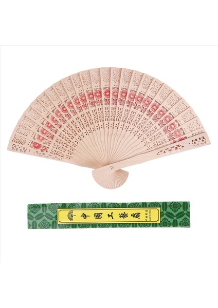 Bayanlar Ahşap Sandal Ağacı El Fan Düğün/ Doğum Günü Partys (Yurt Dışından)