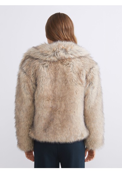 Yeni Sezon Ceket Yaka Kadın Kürk Mont indirimleri