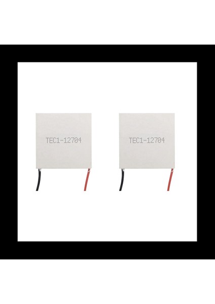 2x TEC1-12704 Termoelektrik Soğutucu Peltier 30MMX30MM Tec1 12704 Element Modülü 12V4A Soğutma Peltier (Yurt Dışından)