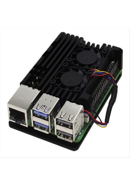 Raspberry Pi 5 Nesil Alüminyum Alaşım Kabuğu Pwm Sıcaklık Kontrol Soğutma Çift Fan Aktif Koruyucu Kılıf (Yurt Dışından) indirimleri