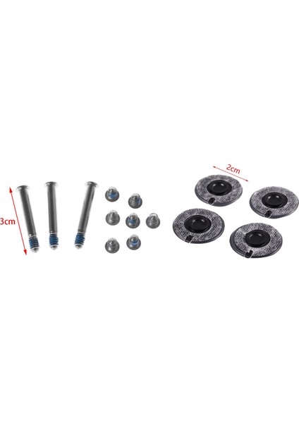 Apple Laptop MacBook Pro A1278 A1286 A1297 13 Inç 15 Inç 17 Inç 10 Adet Arka Kapak Vidalı Bilgisayar Onarım Parçaları ve 4 Adet Alt Kasa Kauçuk Ayak Ayak Ped (Yurt Dışından) fiyatları