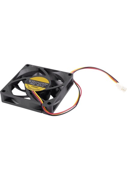 2pcs 70X70MM 12V 3 Pimli Pc Bilgisayar Kılıfı Cpu Dc Fırçasız Soğutucu Soğutma Fanı Siyah (Yurt Dışından) modelleri