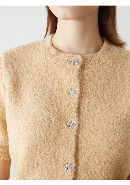 Yeni Sezon Bisiklet Yaka Kadın Triko Hırka modelleri