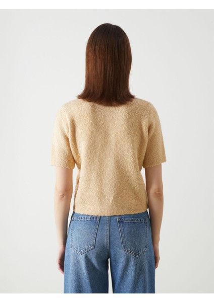 Yeni Sezon Bisiklet Yaka Kadın Triko Hırka fırsatları