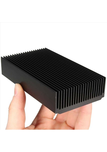 10X Alüminyum Büyük Serinsin 4 72 x 2 72 x 1 06 Inç /120 x 69 x 27 mm Isı Lavabosu Soğutma Siyah Oksit Radyatör 22 Fin (Yurt Dışından) indirimleri