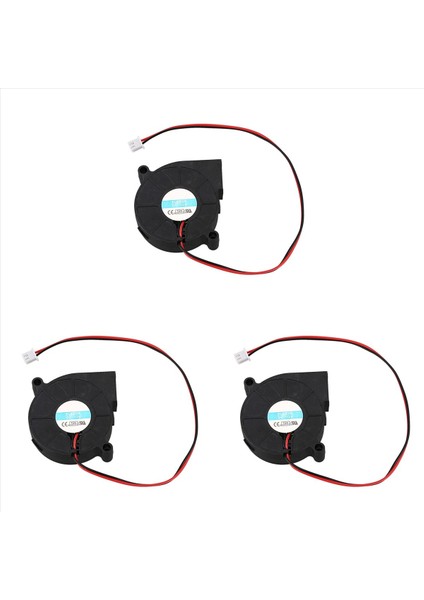 3pcs 50MMX15MM 3500RPM Fırçasız Dc Soğutma Üfleyici Fanı 12V 0 16A (Yurt Dışından)