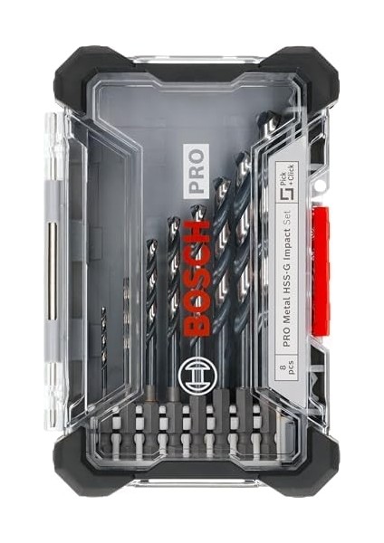 Matkap Seti Matkap Seti Control Hss, 8-Parçalı Set Bohrmaschienen, Spiral Matkap Ucu Seti Için Her Biri 1 Hss Matkap Ucu Çap 2, 3, 4, 5, 6, 7, 8, 10 Mm, 1 Kutu modelleri