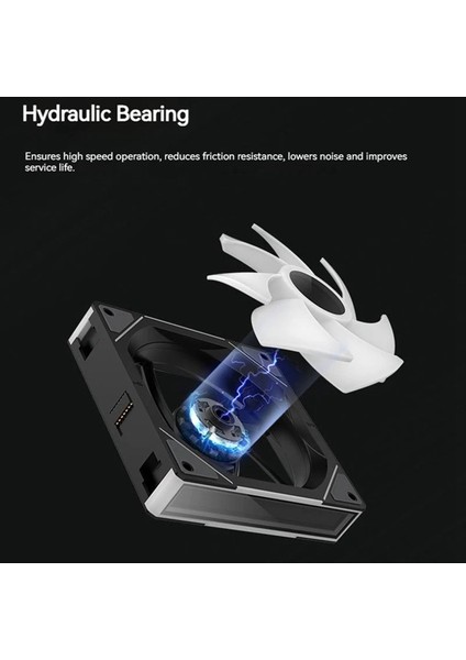 Teucer Jm-1 Pc Kasa Soğutma Fanı Argb Ayna Döngüsü Işık Etkisi 800-2000RPM Pwm Su Soğutma 120MM Soğutucu Fan Beyaz Ters (Yurt Dışından) modelleri