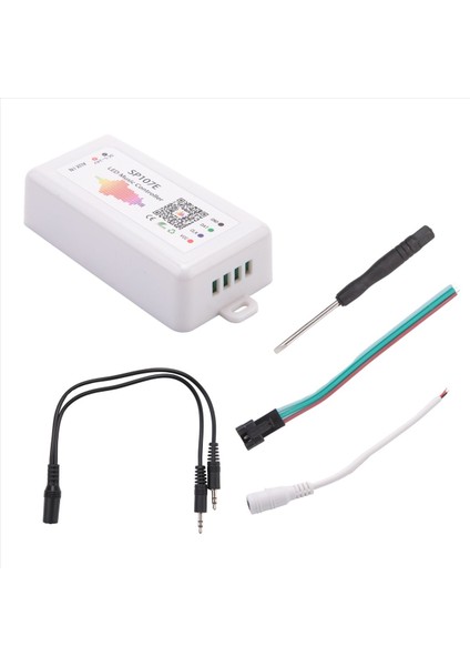 SP107E LED Denetleyicisi Bluetooth Akıllı Uygulama WS2811/2812B Light Strip Partming LED Müzik Denetleyicisi (Yurt Dışından) fiyatları