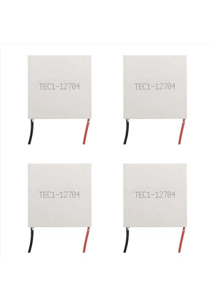 4x TEC1-12704 Termoelektrik Soğutucu Peltier 30MMX30MM Tec1 12704 Element Modülü 12V4A Soğutma Peltier (Yurt Dışından)