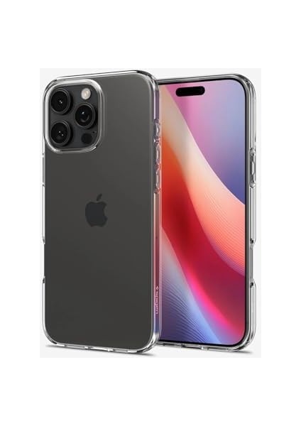 16 Pro Max Ince Kılıf Crystal Sararma Karşıtı Duraclear™ Hava Kanalı Teknolojisi™ Askeri Sınıf Koruma Space Crystal Şeffaf Kapak - ACS08026 modelleri