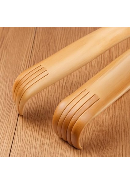 ​busstier Ahşap Sırt Kaşıma Aleti 47 cm x 4 cm – Doğal Ahşap Masajlı Sırt Kaşıyıcı