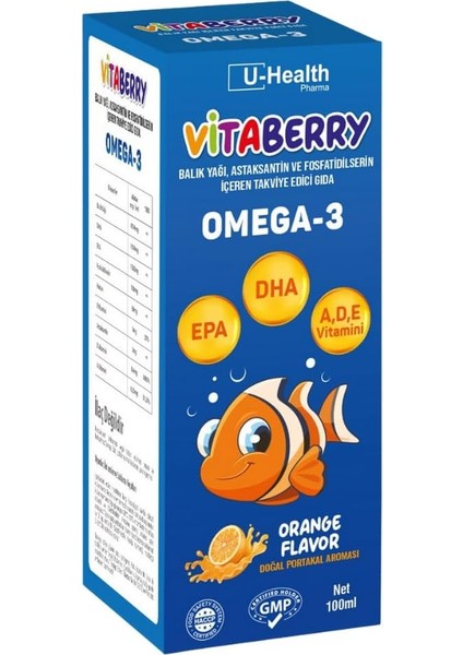 U Health Vıtaberry Omega Şurup 100ML modelleri