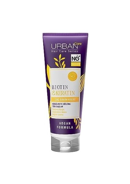 Urban Care Biotin & Keratin Sülfatsız Saç Bakım Krem 250 ml