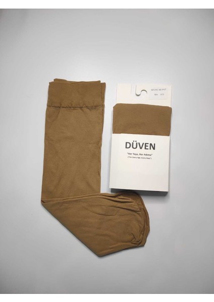 Mat Dokulu 40 Den Orta Kalın Mus Ten Dizaltı Pantolon 2'li Çorap fiyatları