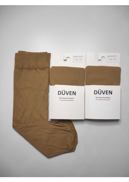 Mat Dokulu 40 Den Orta Kalın Mus Ten Dizaltı Pantolon 2'li Çorap modelleri