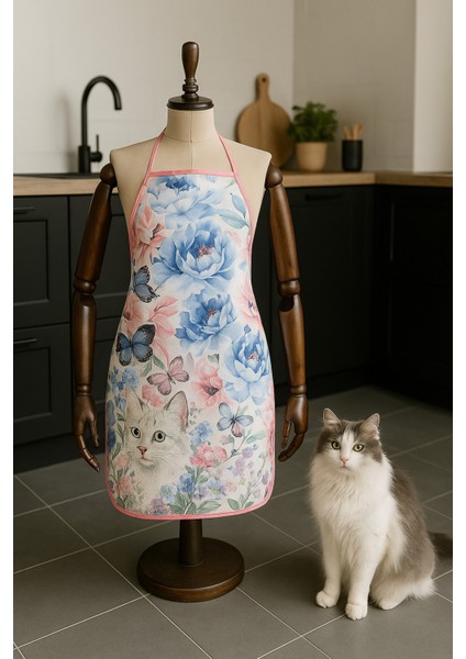 Dijital Baskılı Su Sıvı Geçirmez Leke Tutmaz Mutfak Önlüğü modelleri