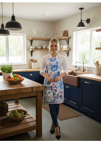 Dijital Baskılı Su Sıvı Geçirmez Leke Tutmaz Mutfak Önlüğü fırsatları