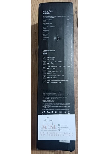 Smallrig 3935 Ct-10 Alüminyum Kamera Tripod Smallrig Ct-10 Alüminyum Kamera Tripod 3935 Esas Olarak Video Çekme, Filme Alma, Canlı Yayın Vb. Için Tasarlanmıştır fiyatları