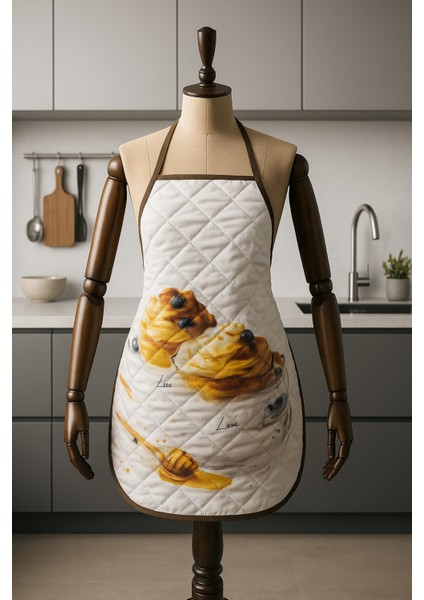 Kapitoneli Mutfak Önlüğü Dijital Baskılı Önlük fiyatları