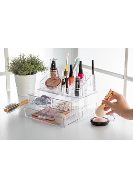 Organizerli Üç Çekmeceli Set 4 Adet