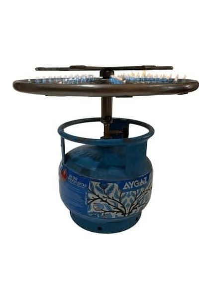 38 Cm Döner Başlıklı Portatif Künefe - Kadayıf - Balık - Börek Pişirme Ocağı