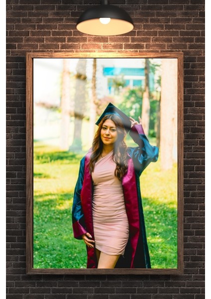 Kişiye Özel Mezuniyet Çerçeveli Metal Poster Tablo fırsatları