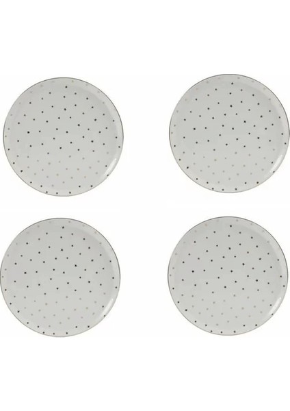 Heyf Porland Forest Yaldızlı Servis Tabağı 28CM 4'lü
