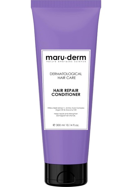 Maru.derm Yıpranmış Saçlar Için Onarıcı Saç Kremi 300 ml