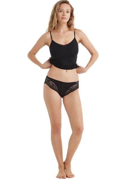 Kadın Modal Elastan Slip 1448 - Siyah fiyatları