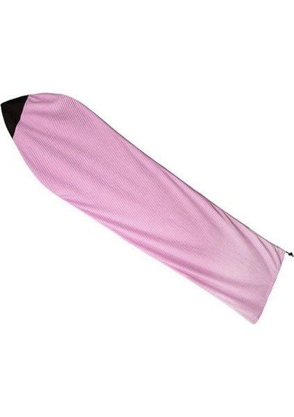 Sörf Tahtası Çorap Kapağı 6ft Pembe ve Beyaz Şerit Sörf Tahtası Koruyucu Çanta Organizatör (Yurt Dışından)