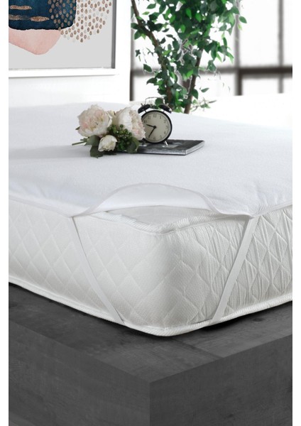 Sıvı Geçirmez Pamuklu Lastikli Alez 140X200