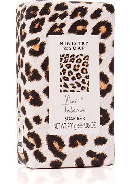 Ministry Of Soap Sabun Bar Wild Side Leopard Pear & Tuberose 200 gr