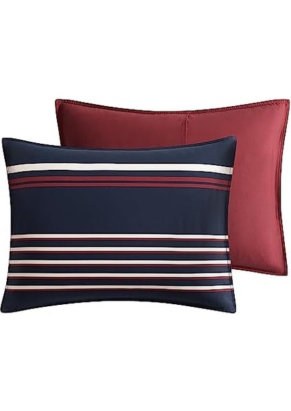 - Kraliçe Yorgan Seti, Eşleşen Yastık Kılıflı Pamuklu Çift Taraflı Yatak Takımı, Tüm Mevsimler Için Orta Ağırlık (Mineola Lacivert, Kraliçe) modelleri