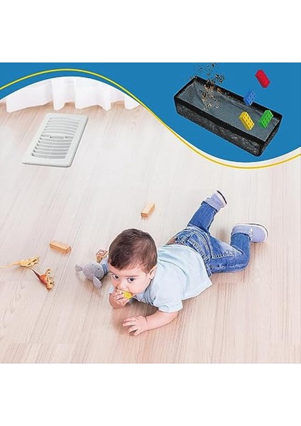 12PCS Zemin Kayıt Tuzağı Kapak Havalandırma Ekranı Ev Messiz Elastik Bant Filtresi Zemin Hava Ven-Vent Örtüsü 4 x 10INCH (Yurt Dışından) fırsatları