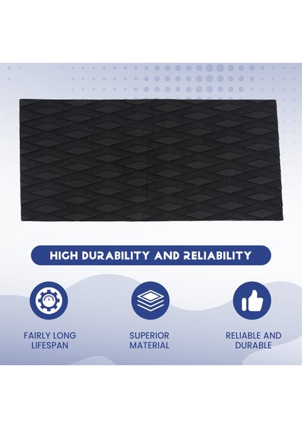 Sörf Tahtası Güverte Çekiş Tahtası Eva Sıdaklı Anti-Sıdlı Ped Yapıştırıcı Anti-Sıvı Güverte Ped Tekne Güvertesi Kano Sörf Tahtası Dikey Kürek Tahtası Skimboards-Siyah (Yurt Dışından) fırsatları